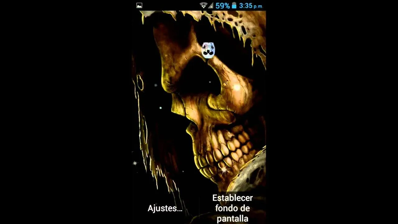 Fondos en movimiento de calaveras(android) - YouTube