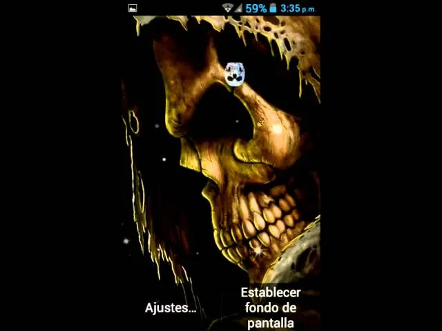 Fondos en movimiento de calaveras(android) - YouTube