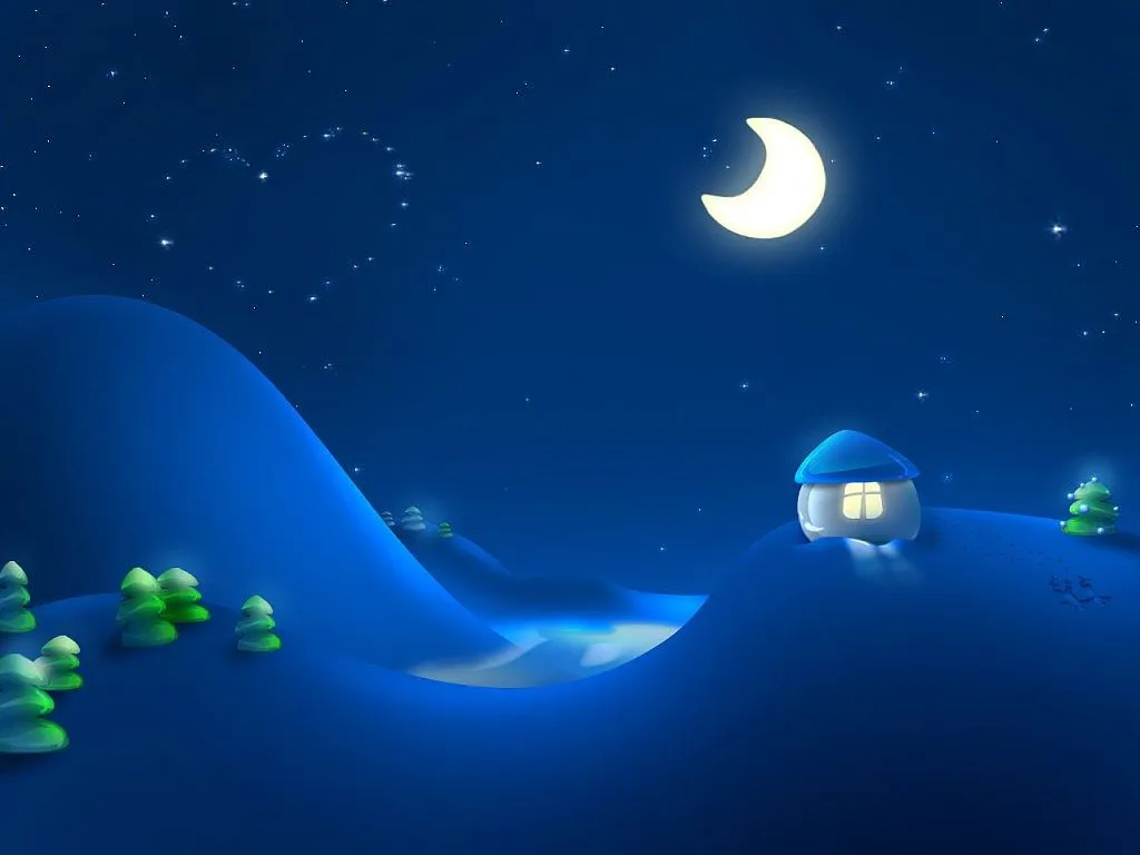 Estás en Fondos > Noche de luna