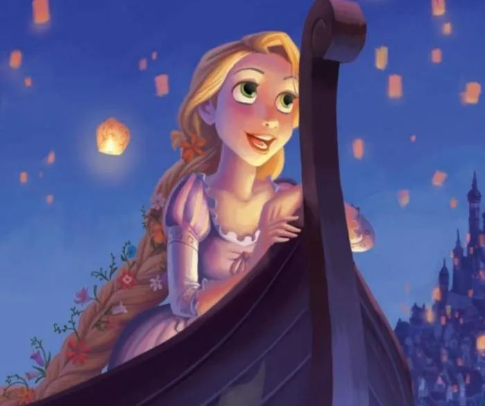 FONDOS DE PANTALLA DE ENREDADOS:RAPUNZEL EN LA BARCA EMOCIONADA ...