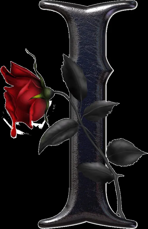 ღFondos De Pantalla y Mucho Másღ≈: Alfabeto gótico con rosas rojas ღFondos De Pantalla y Mucho Másღ≈: Alfabeto gótico con rosas rojas