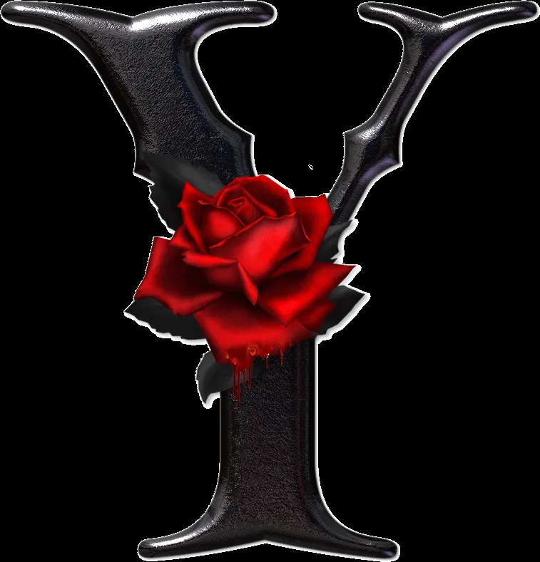ღFondos De Pantalla y Mucho Másღ≈: Alfabeto gótico con rosas rojas ღFondos De Pantalla y Mucho Másღ≈: Alfabeto gótico con rosas rojas