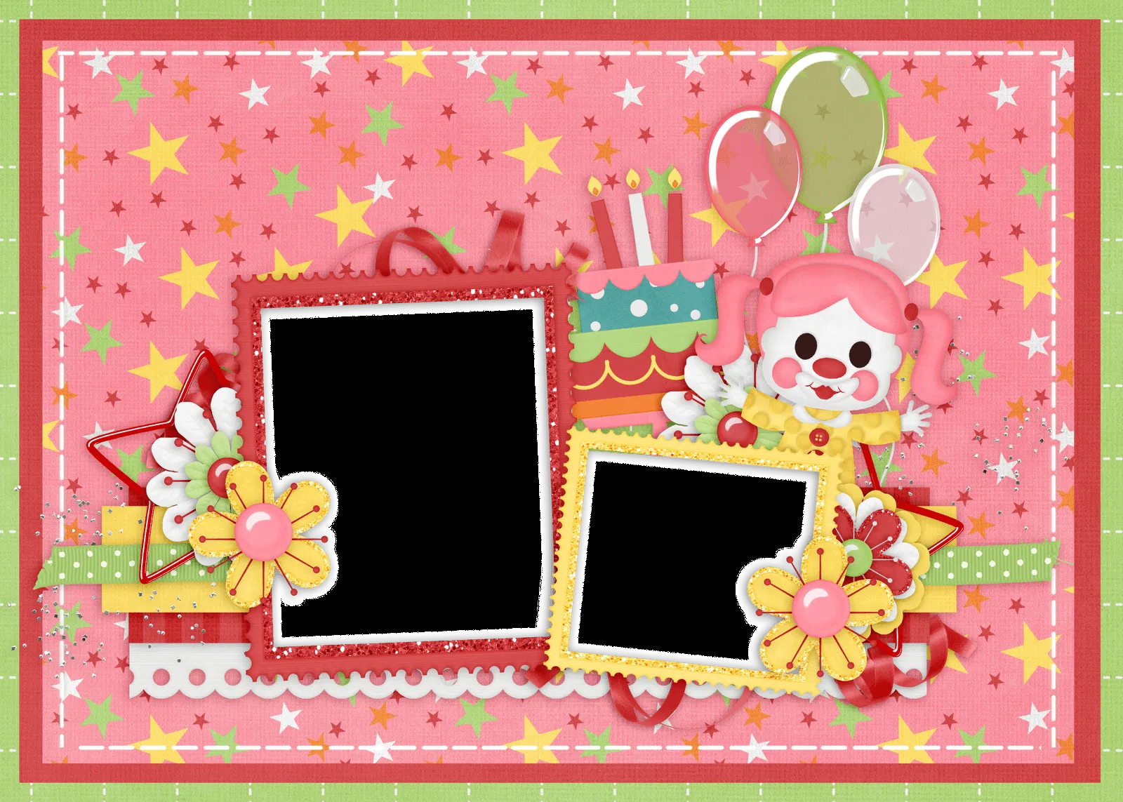 ღFondos De Pantalla y Mucho Másღ≈: Marcos para fotos infantiles ...