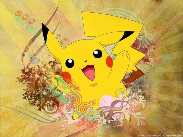 fondos de pantalla Pokemon - POKEMON: fondo amarillo Pikachu fondos de pantalla Pokemon - POKEMON: fondo amarillo Pikachu