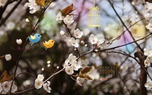 Fondos de pantalla con calendario de Abril