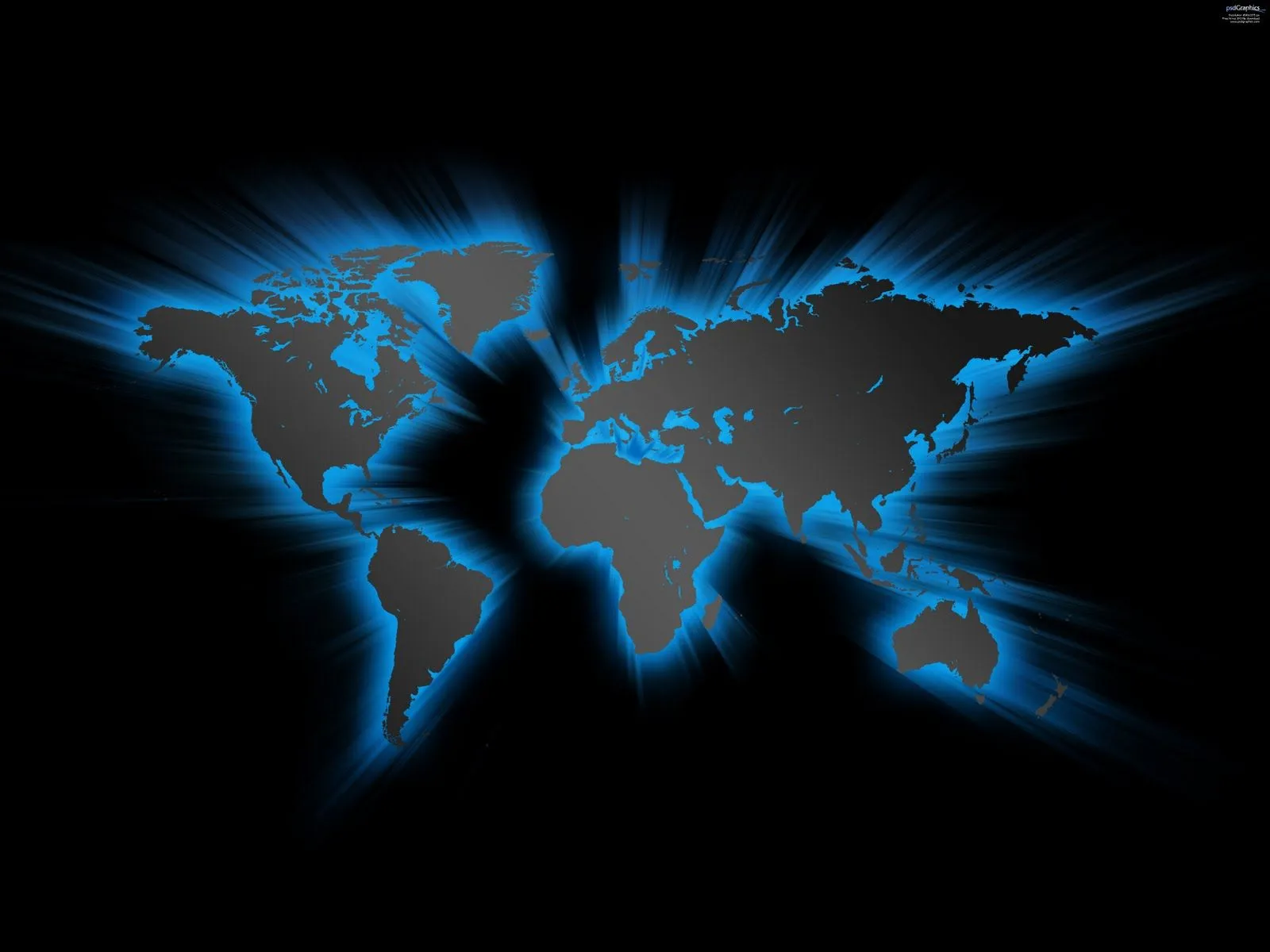 fondos de pantalla windows 7: Fondo de pantalla mundo azul y negro fondos de pantalla windows 7: Fondo de pantalla mundo azul y negro
