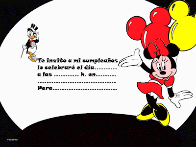 Fondos y Postales: Invitacion infantil disney Fondos y Postales: Invitacion infantil disney