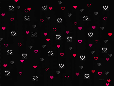 Fondos y Postales: Postal corazones