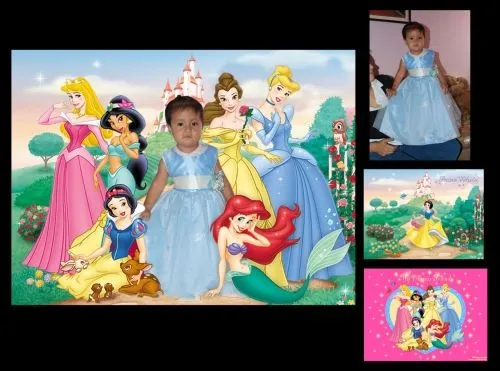 Imagen Montaje con Princesas - grupos.