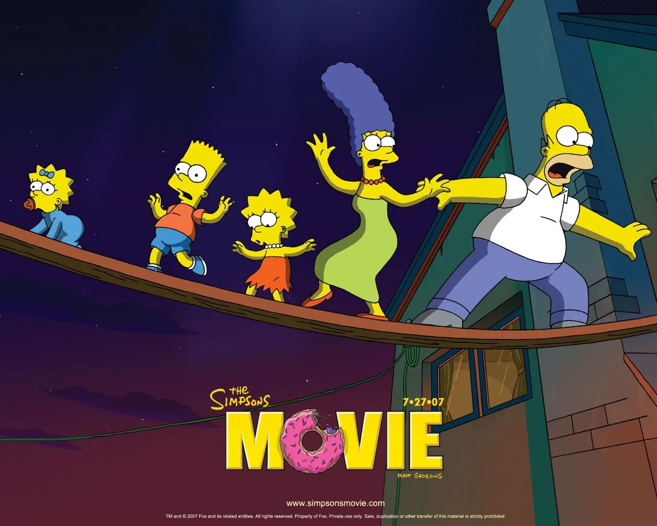 FONDOS DE LOS SIMPSON: Muy buen fondo de la pelicula de los simpsons FONDOS DE LOS SIMPSON: Muy buen fondo de la pelicula de los simpsons