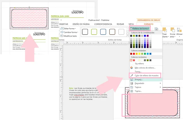 Diseñar tarjetas de visita en Publisher - Paperblog Diseñar tarjetas de visita en Publisher - Paperblog