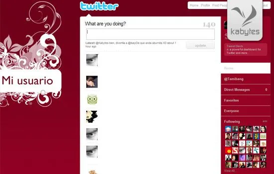 Fondos para Twitter - Kabytes