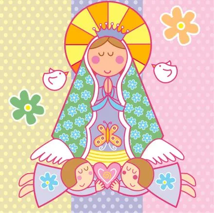 Fondos virgencita caricatura - Imagui