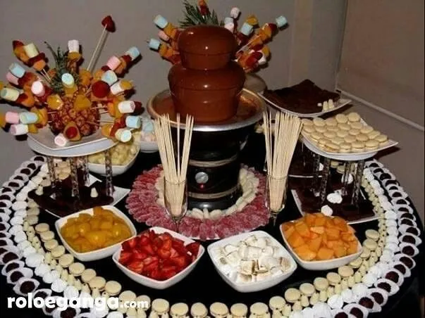 Fondue de chocolate!.. Un bocadillo perfecto para degustar en ...