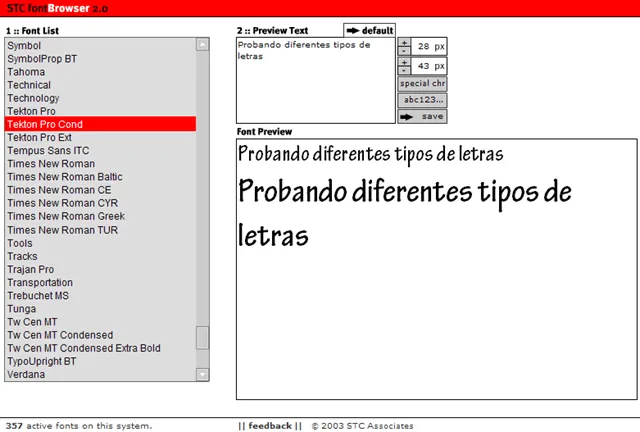 FontBrowser, prueba tus tipos de letra en línea | CosasSencillas.