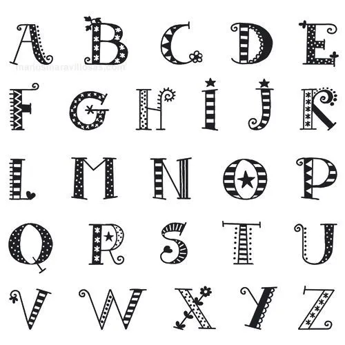 Letras... on Pinterest | Alphabet, Fonts and Feltro