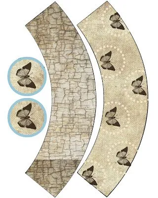 Food Art Party: Butterfly Cupcake Wrappers Food Art Party: Butterfly Cupcake Wrappers