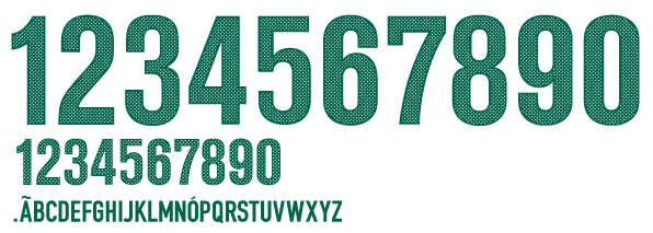 Football teams shirt and kits fan: Font collection - Slovenia & Serbia Football teams shirt and kits fan: Font collection - Slovenia & Serbia