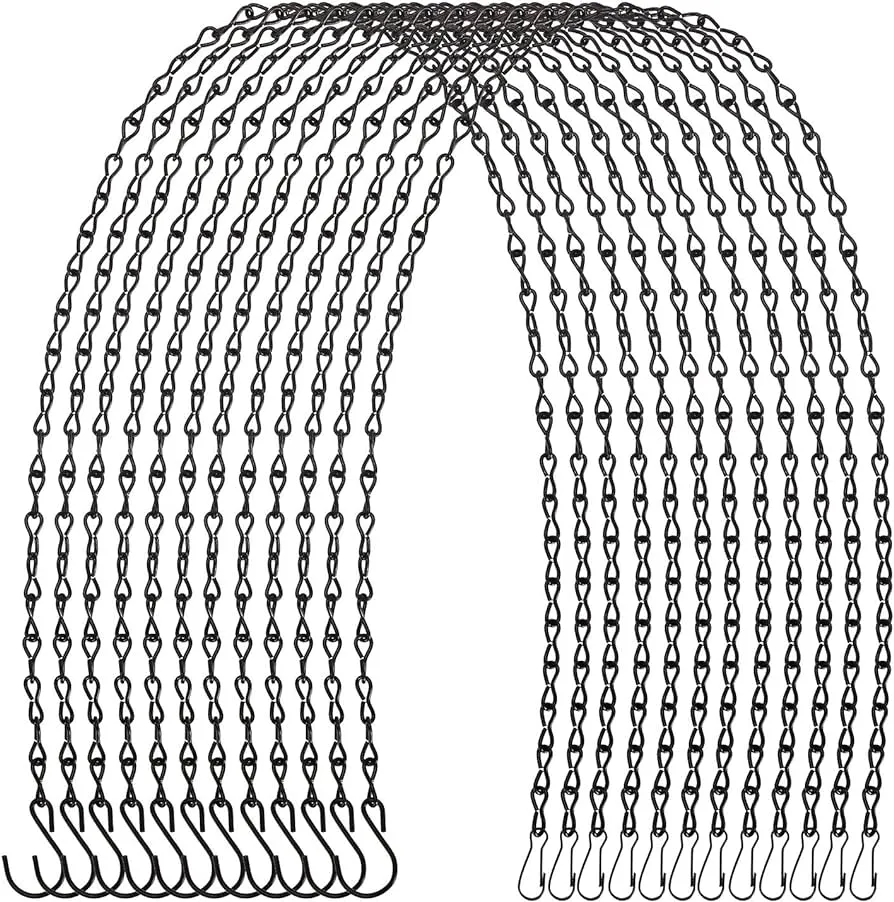 Foraineam 12 cadenas colgantes de 35 pulgadas para macetas de flores, cadena de repuesto para comedero de pájaros, jardineras, carteleras, farolillos y adornos : Amazon.com.mx: Jardín Foraineam 12 cadenas colgantes de 35 pulgadas para macetas de flores, cadena de repuesto para comedero de pájaros, jardineras, carteleras, farolillos y adornos : Amazon.com.mx: Jardín