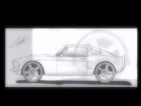 Ford Mustang GT-500 (dibujado por mi) - YouTube