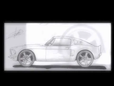 Ford Mustang GT-500 (dibujado por mi) - YouTube Ford Mustang GT-500 (dibujado por mi) - YouTube