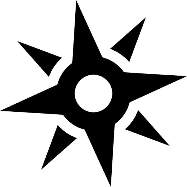 Forma de estrella para la orientación con los puntos cardinales ... Forma de estrella para la orientación con los puntos cardinales ...