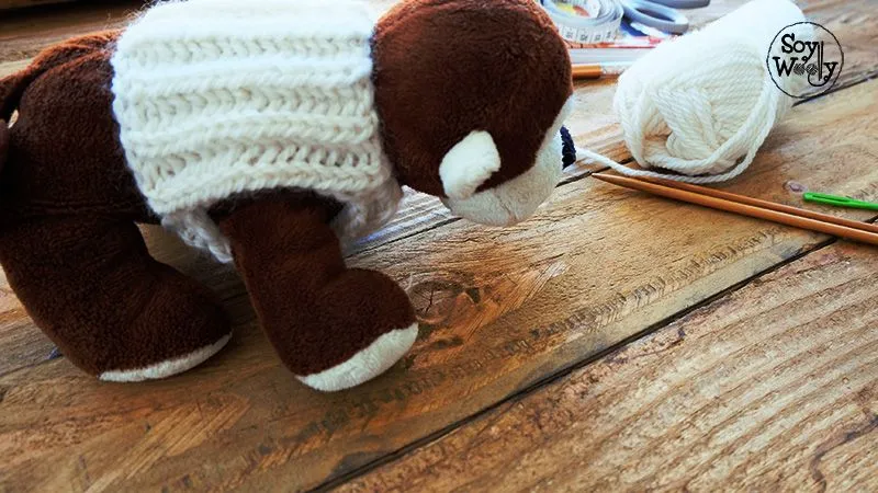 La forma más fácil de tejer un jersey para tu mascota | Soy Woolly La forma más fácil de tejer un jersey para tu mascota | Soy Woolly