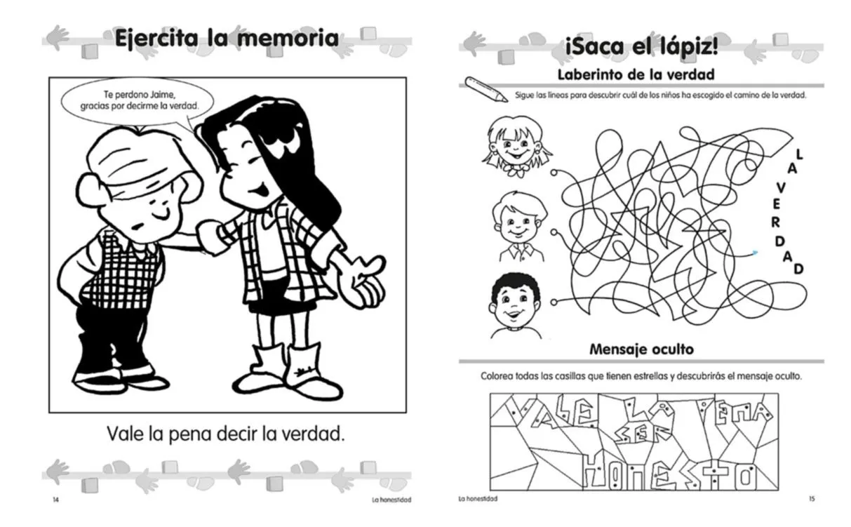 Formación en valores La honestidad - Producciones Prats Formación en valores La honestidad - Producciones Prats