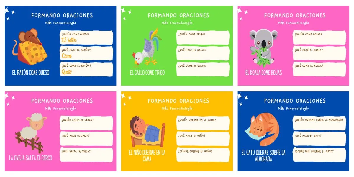 FORMANDO ORACIONES (3 AÑOS) – Imagenes Educativas FORMANDO ORACIONES (3 AÑOS) – Imagenes Educativas