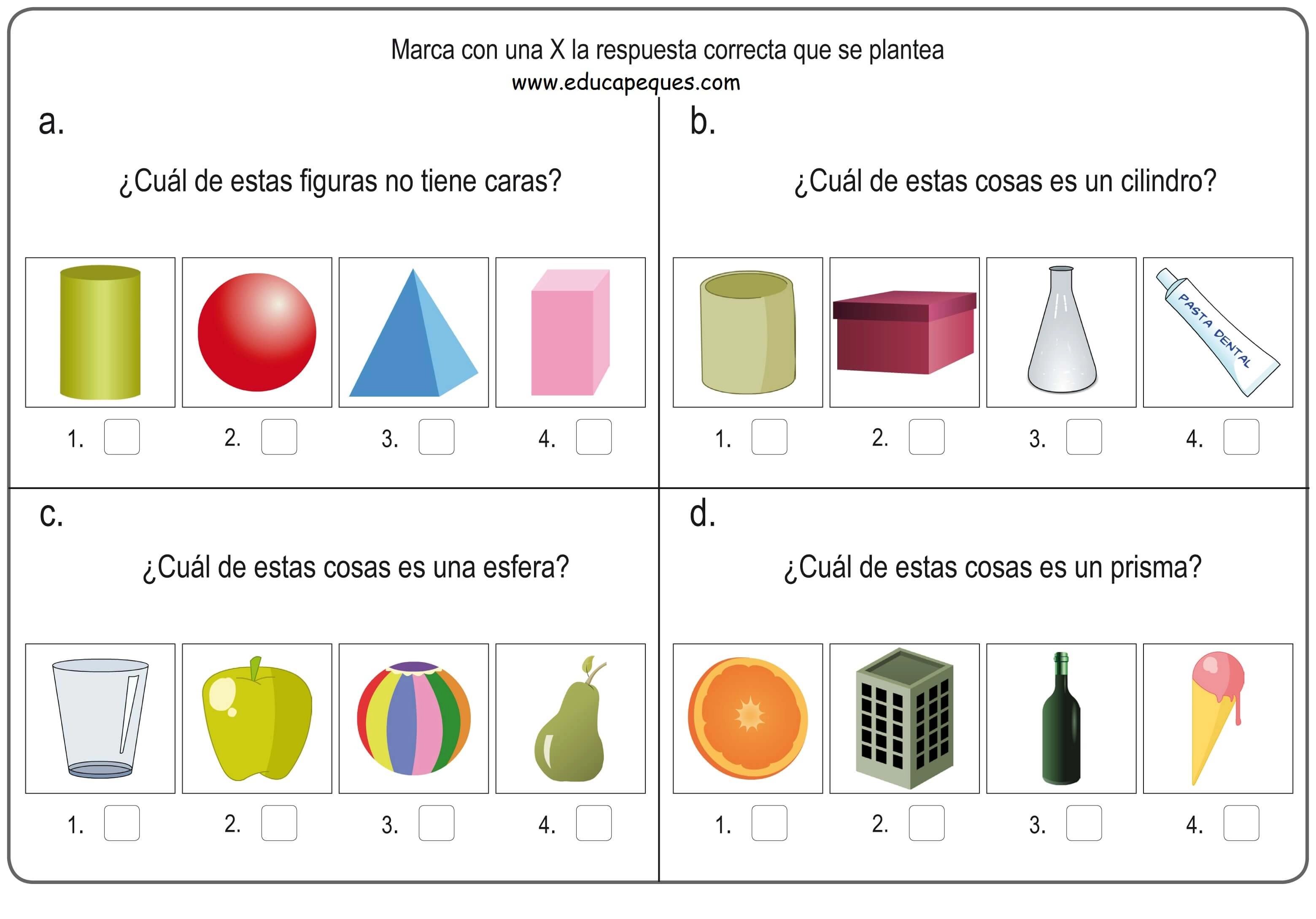 Formas y figuras geométricas tridimensionales para niños de primaria Formas y figuras geométricas tridimensionales para niños de primaria