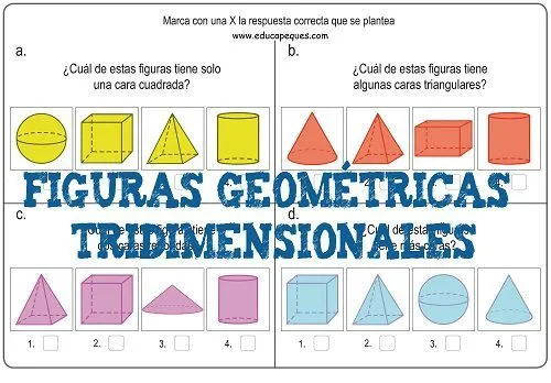 Formas y figuras geométricas tridimensionales primaria Repasamos ... Formas y figuras geométricas tridimensionales primaria Repasamos ...