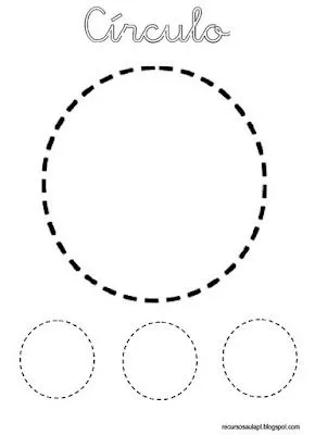 FORMAS GEOMÉTRICAS - EL CÍRCULO : FICHAS PARA NIÑOS