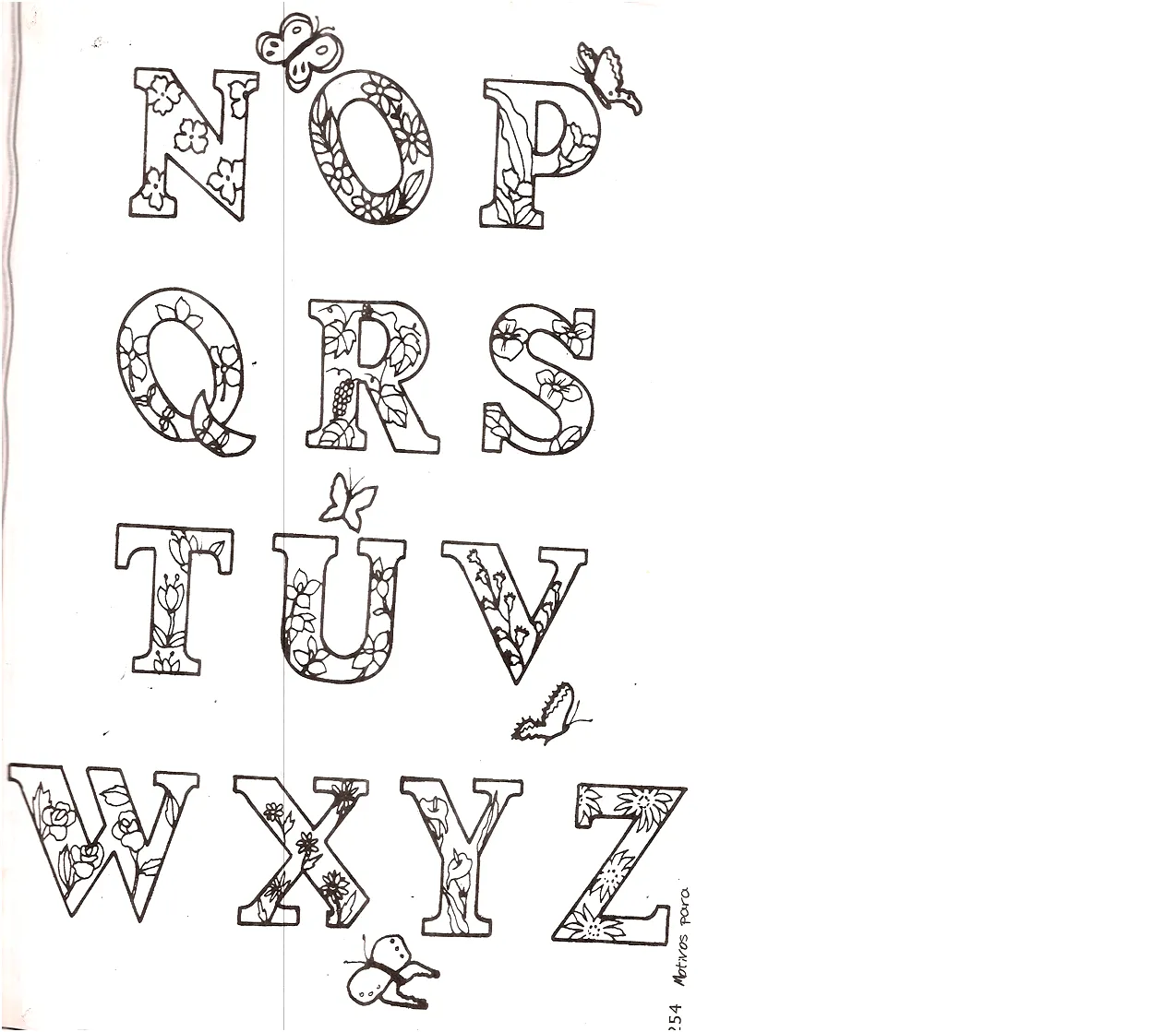 Letras de formas - Imagui