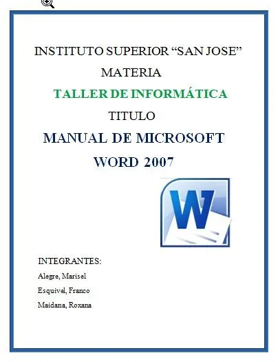 Formatos de carátulas en Word - 21 fotos e imágenes gratis - Imagui