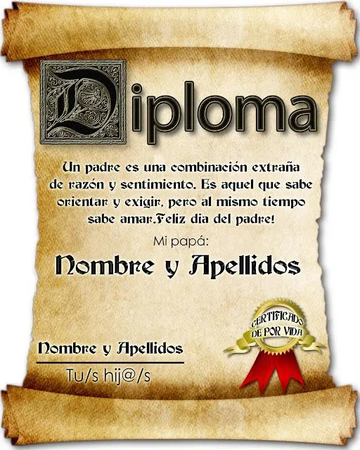 Formatos diplomas de honor - Imagui