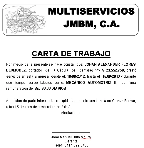 FORMATOS Y MODELOS LEGALES: Constancia de Trabajo buscando empleo FORMATOS Y MODELOS LEGALES: Constancia de Trabajo buscando empleo