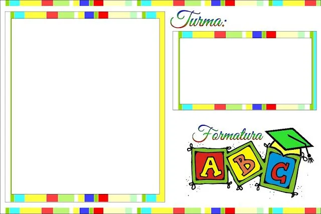 Formatura do ABC – Kit Completo com molduras para convites ... Formatura do ABC – Kit Completo com molduras para convites ...