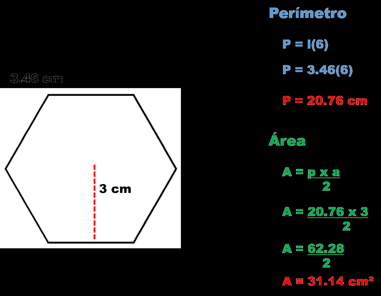 fórmula para obtener el perímetro de un hexágono | matematicas para ti fórmula para obtener el perímetro de un hexágono | matematicas para ti
