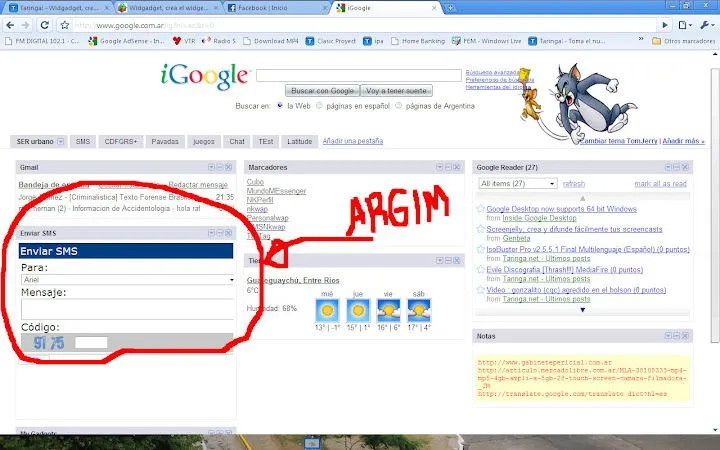 Foro de Argim.net - Argim en iGoogle