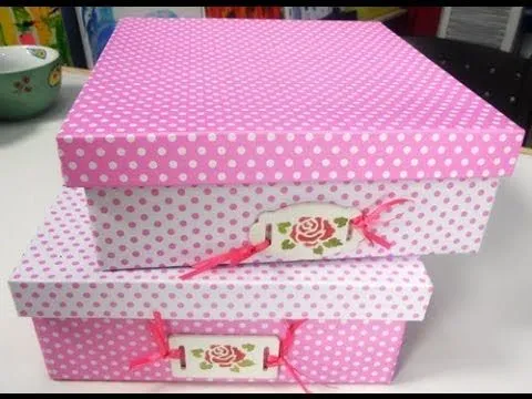 Como forrar una caja de carton con cartulinas - Maria Jose Roldan ... Como forrar una caja de carton con cartulinas - Maria Jose Roldan ...