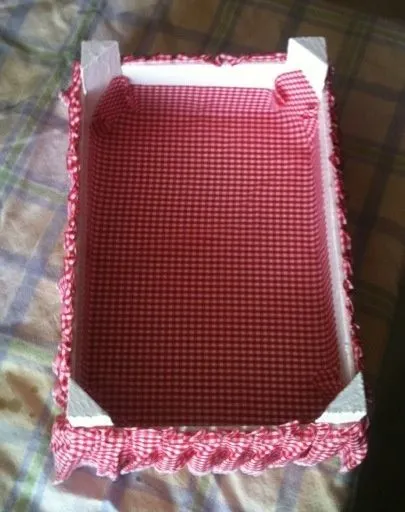 Como forrar las cestas!!! - Manualidades - Foro Bodas. Como forrar las cestas!!! - Manualidades - Foro Bodas.