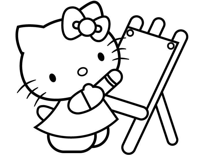 Moldes de Hello Kitty para imprimir - Imagui