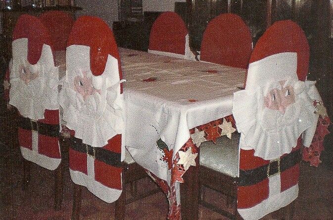 Forro de silla - Navideños | forros de sillas comedor | Pinterest Forro de silla - Navideños | forros de sillas comedor | Pinterest