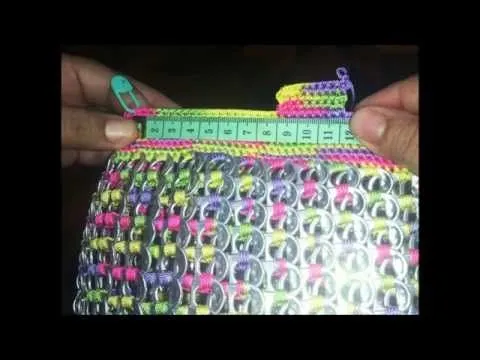 Forro en Tela para Bolsa Tejida con Arillos, Forro en Tela para Bolsa Tejida con Arillos,