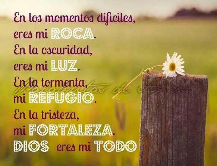 Eres mi Fortaleza,Dios eres mi Todo. | mensajes cristianos ...