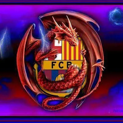 FOTO BLOG CULÉ: DRAGON ABRAZADO AL ESCUDO DEL BARÇA FOTO BLOG CULÉ: DRAGON ABRAZADO AL ESCUDO DEL BARÇA