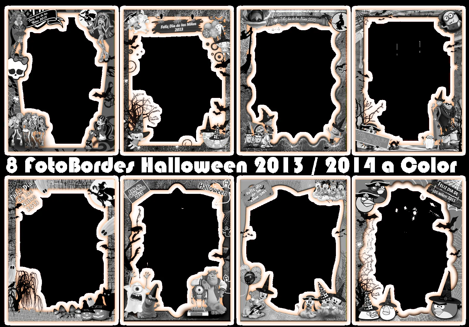 Foto Bordes Halloween 2013 - 2014 - Tienda Fotografica DIGITAL