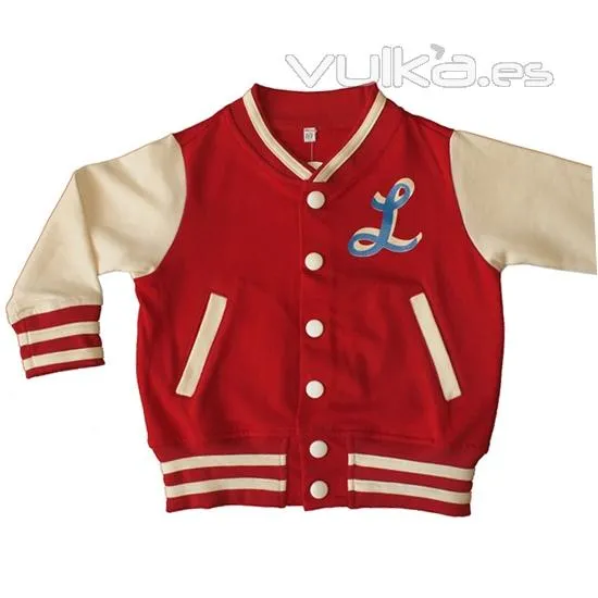 Foto: Chaqueta rockera bebé niño niña en color rojo de la marca Be ...