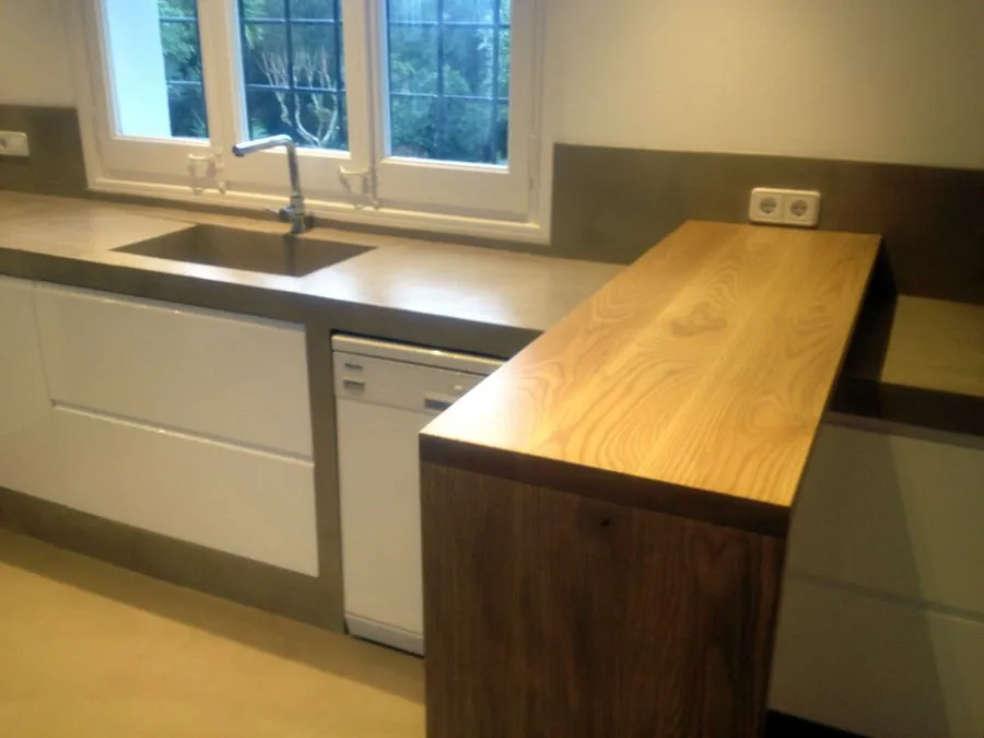 Foto: Cocina Cemento Pulido de Betonisart #391408 - Habitissimo