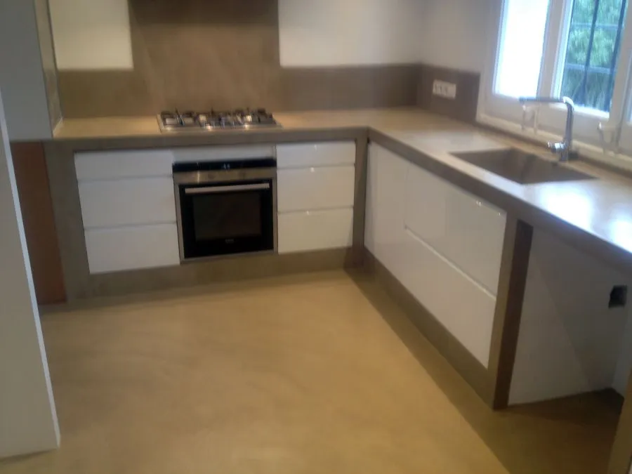 Foto: Cocina Cemento Pulido de Betonisart #391410 - Habitissimo